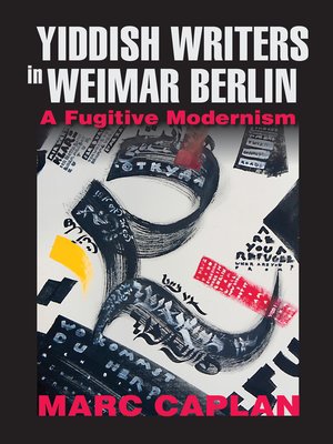 cover image of Yiddish Writers in Weimar Berlin